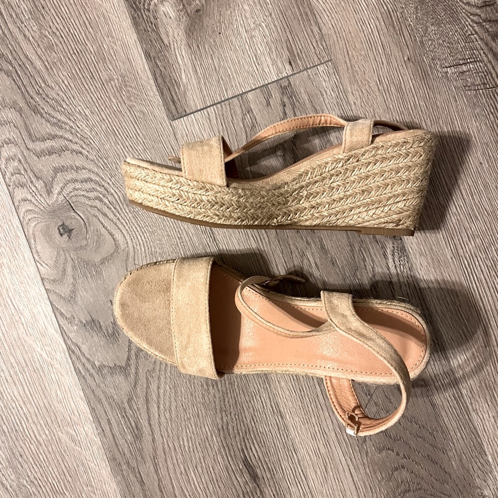 Sandal wedges - Tan